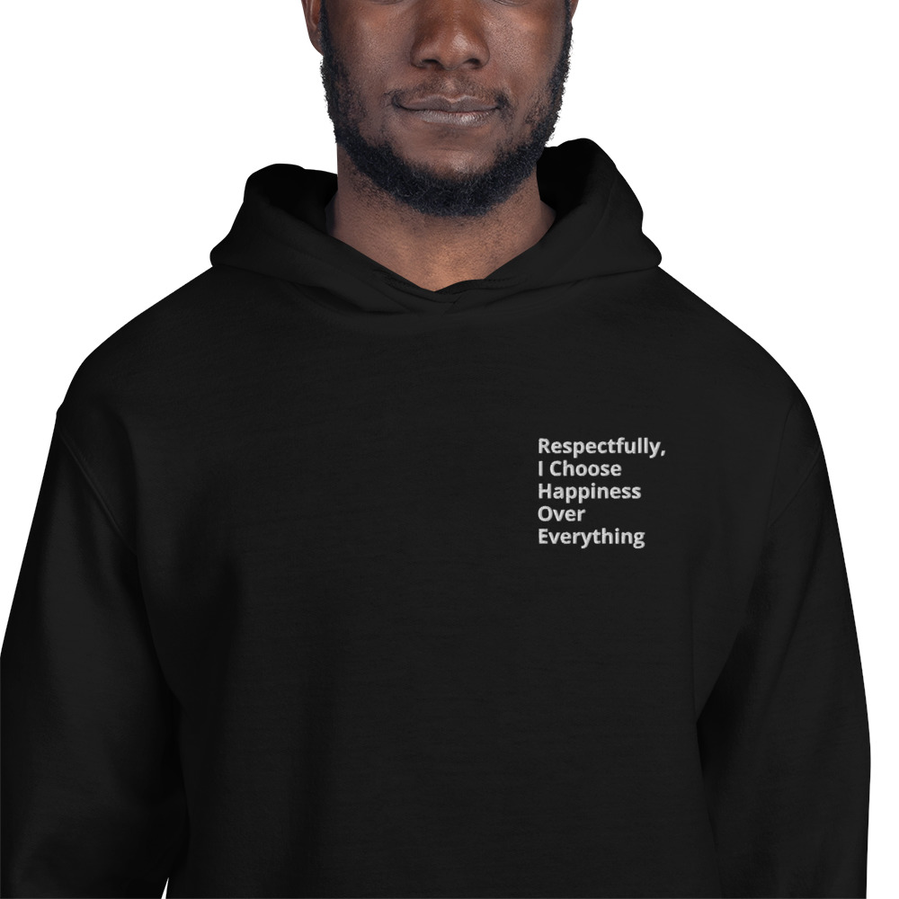 Happiness Over Everything Unisex Hoodie - Image 3