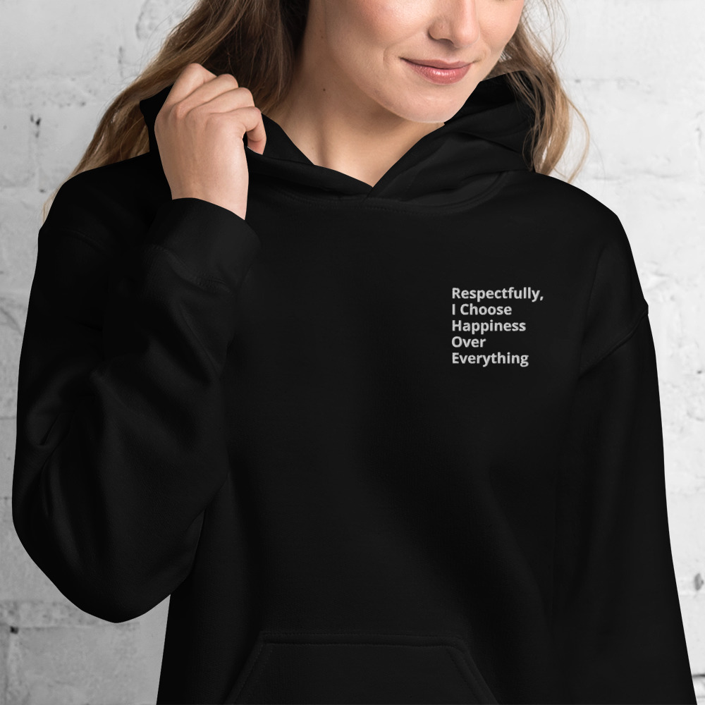 Happiness Over Everything Unisex Hoodie - Image 12