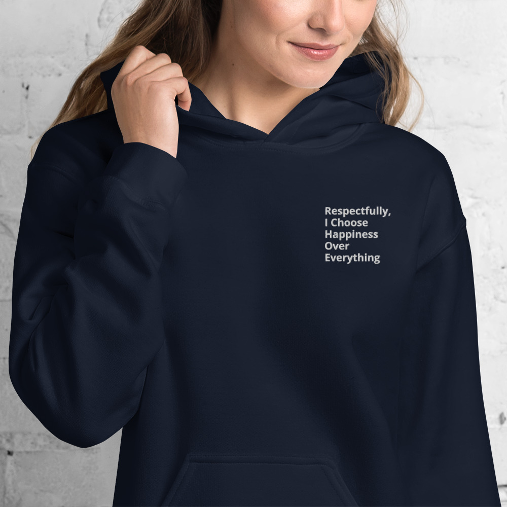 Happiness Over Everything Unisex Hoodie - Image 10