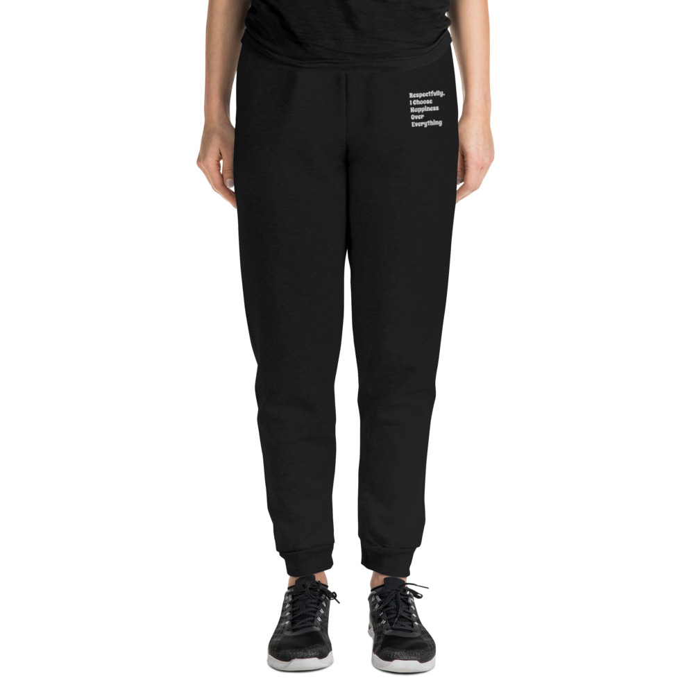 Happiness Over Everything Unisex Joggers - Image 6