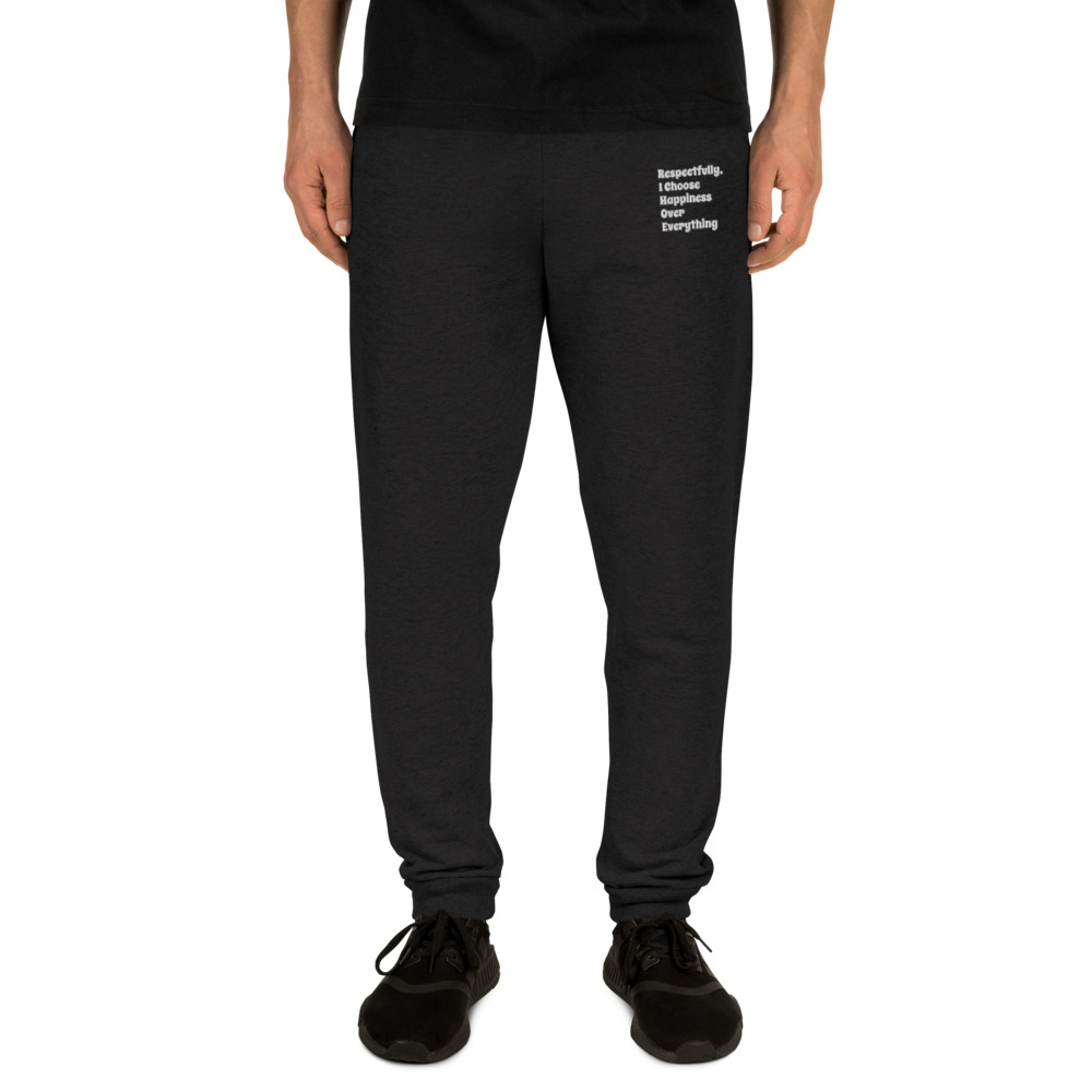 Happiness Over Everything Unisex Joggers
