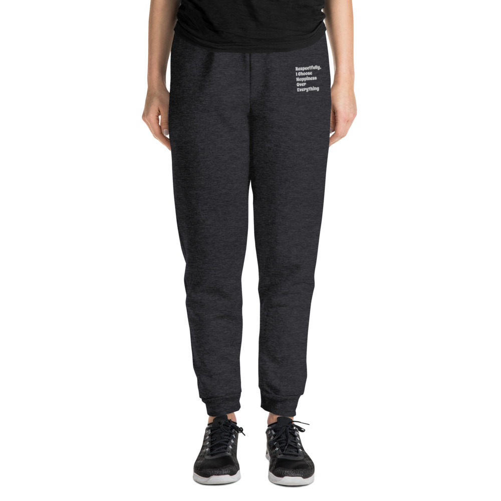 Happiness Over Everything Unisex Joggers - Image 4