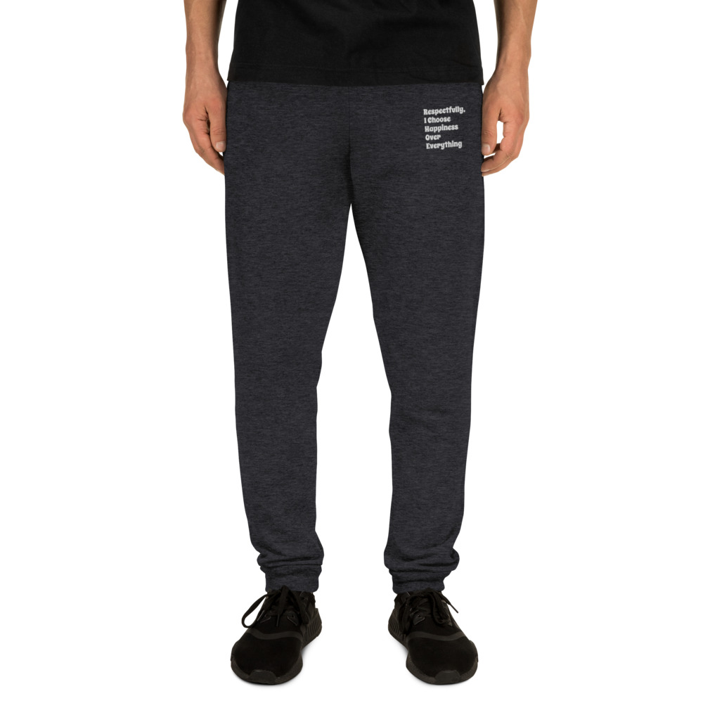 Happiness Over Everything Unisex Joggers - Image 3