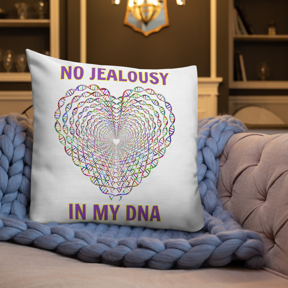 No Jealousy DNA Premium Pillow - Image 3