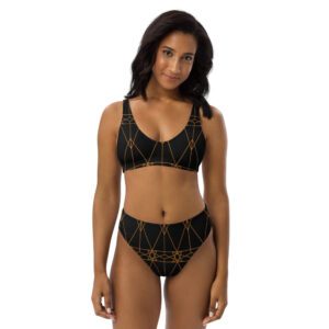 Gold Deposit Recycled high-waisted bikini