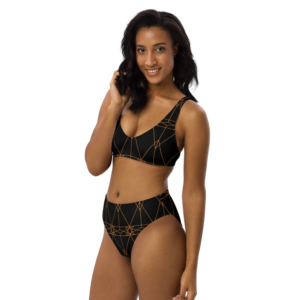 Gold Deposit Recycled high-waisted bikini - Image 3