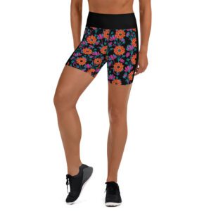 Florals Yoga Shorts