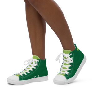 Sincerely Heal Peace Heart Women’s High Top Canvas Shoes
